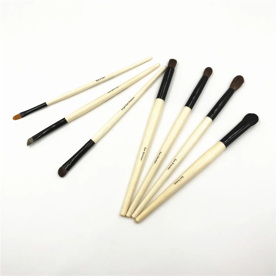 BB Makeup Brush Horse Goat Hair Eyeshadow Eyeliner Eyebrow Blending Eye Contour Sweep Smudge Lip Brush Pro Cosmetic Tool
