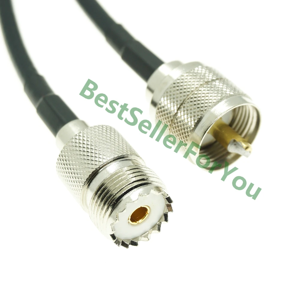 Радиоприемник UHF Male PL259 с разъемом типа SO239 на SO-239 Wi-Fi RG58 соединительный отрезок