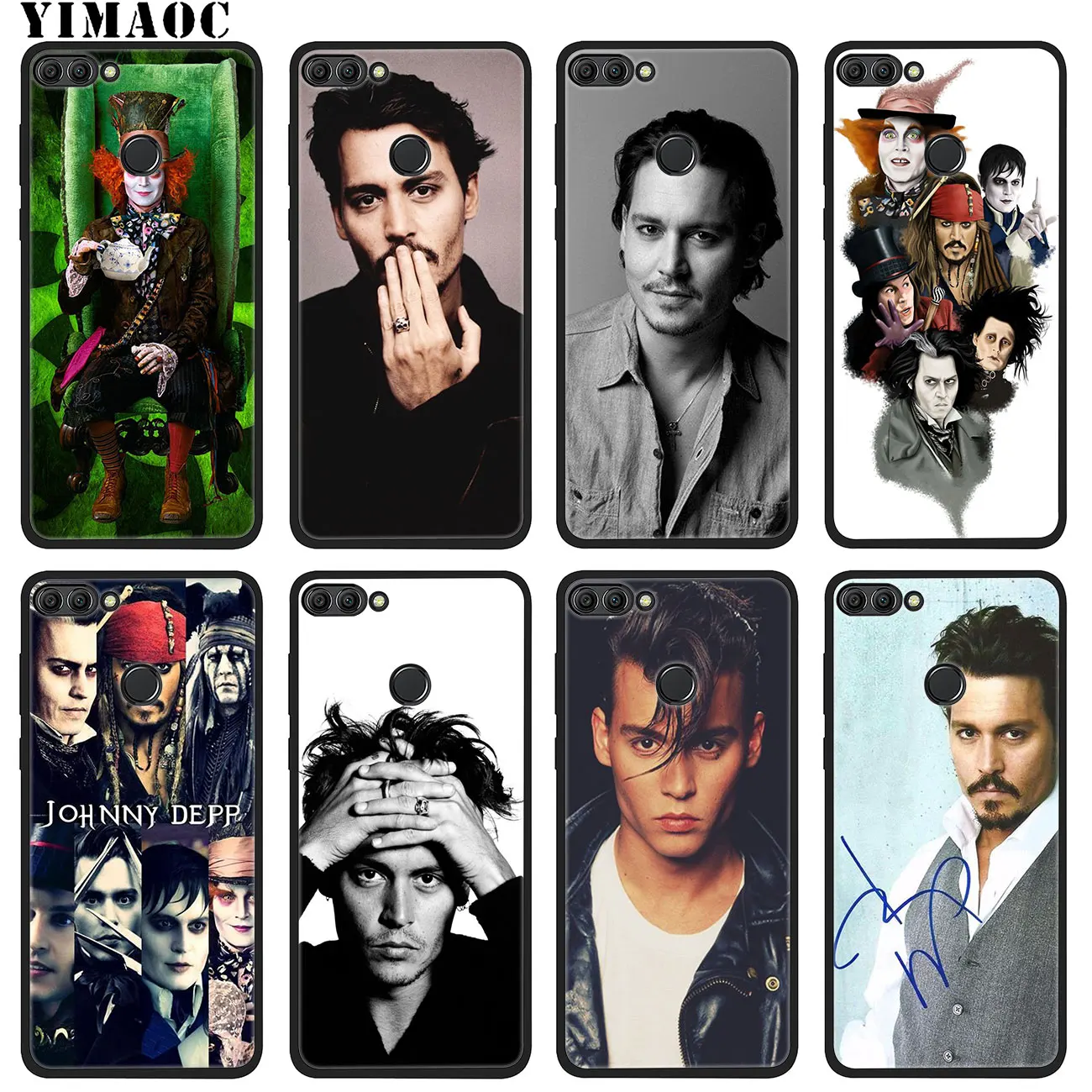 YIMAOC Мягкий силиконовый чехол Джонни depp для телефона Huawei Honor 20 Pro 8C 8X 8 9 9X 10 Lite 7X 7A