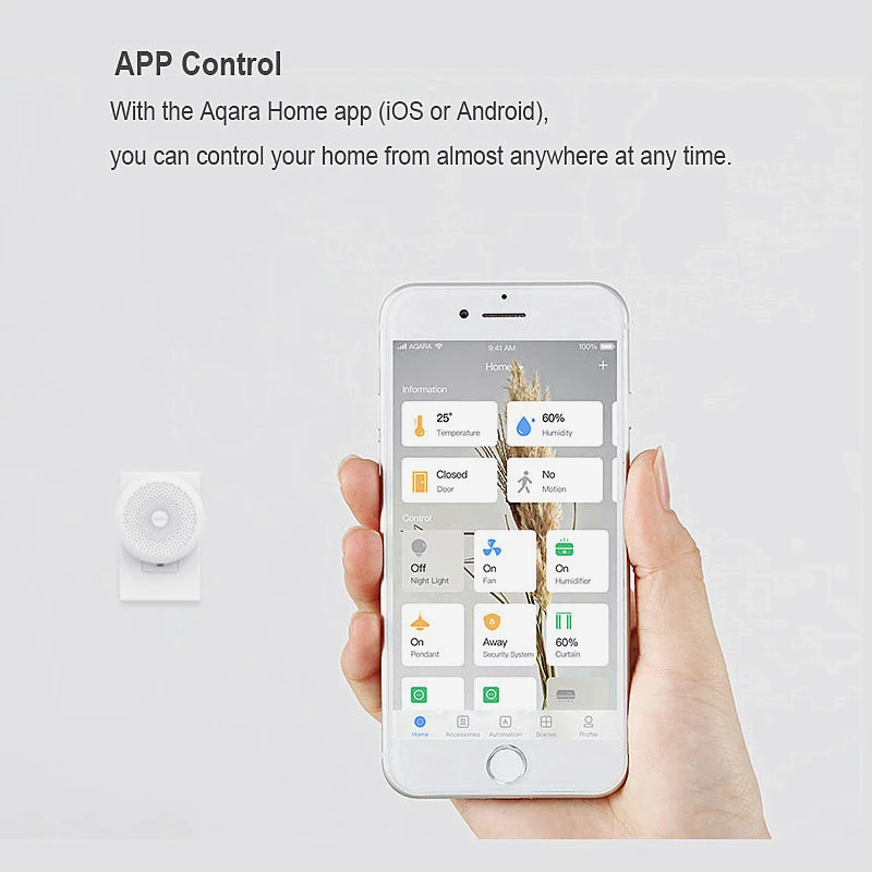 Aqara Xiaomi умный дом шлюз концентратор с RGB wifi zigbee Дистанционный датчик apple Homekit mi mijia