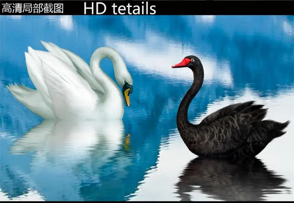 3D HD фото Большая фреска для украшения комнаты Фотографическая наклейка на