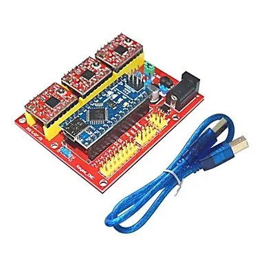 3DV4 щит с ЧПУ V4 + Nano 3 0 шт. A4988 Reprap шаговый набор драйверов для Arduino | Электронные