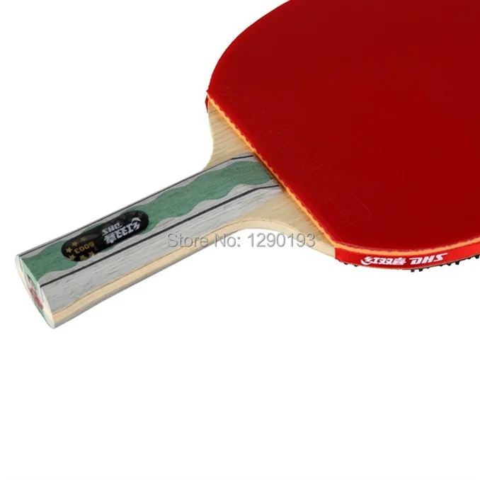 DHS 6 Star Easy Control Table Tennis Bat A6003 PingPong Paddle Racquet - Long Handle | Спорт и развлечения