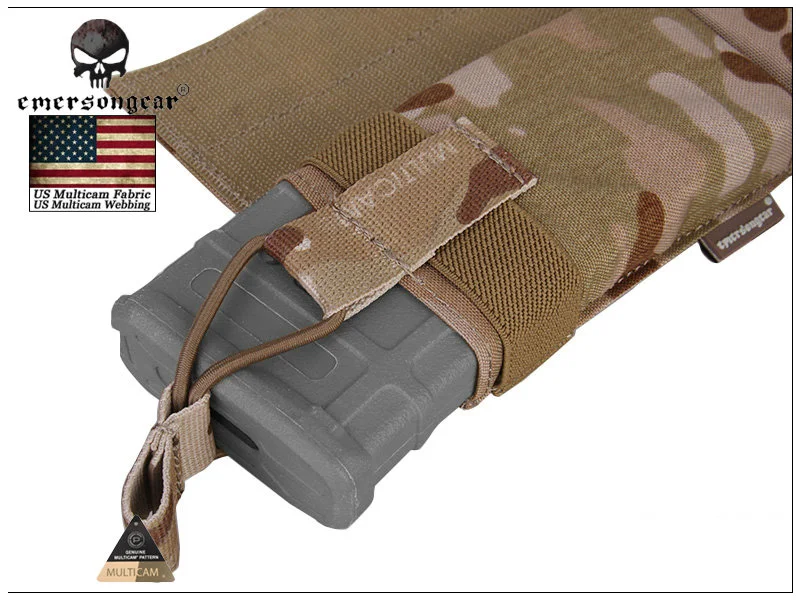 Emerson Шестерни боковая Выдвижная подсумок M4 Molle тактический магнитный крюк и петля с Шестерни EM9044 Мультикам цвет black Coyote коричневый