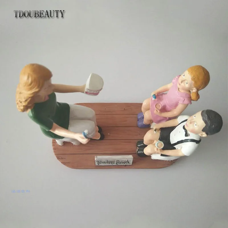 

TDOUBEAUTY Dental Teaching Brushing Teeth Crafts Dental Clinic Ornaments Opening Gifts Free Sipping