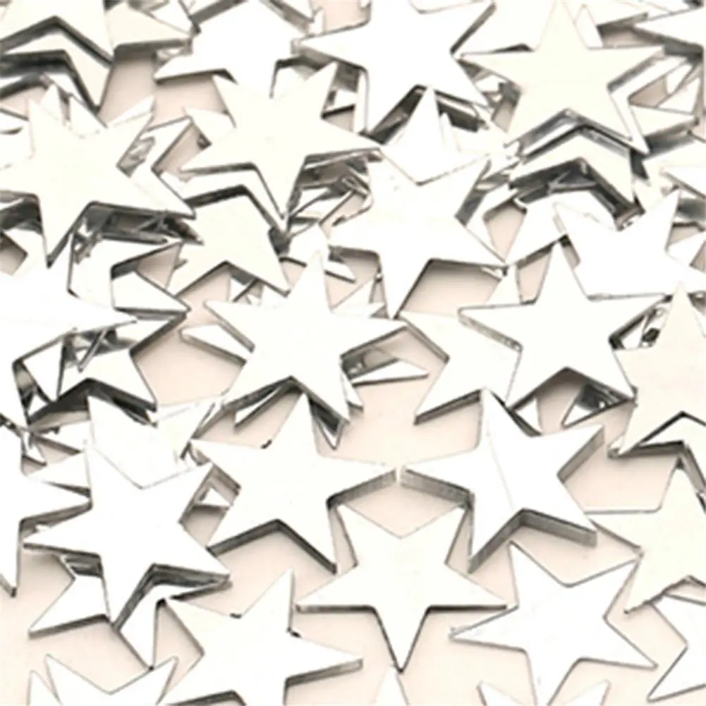 10 мм пятиконечные звезды Блестки Разноцветные конфетти бумажные для дня