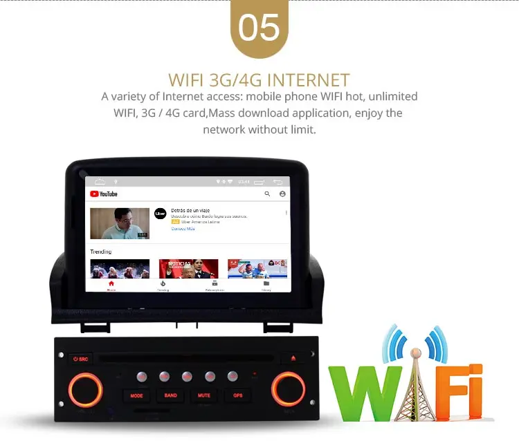 LJDA 1din 7 дюймов Android 10,0 автомобильный dvd-плеер для peugeot 307 2007-2011 gps навигация Bluetooth USB Мультимедиа карта FM радио