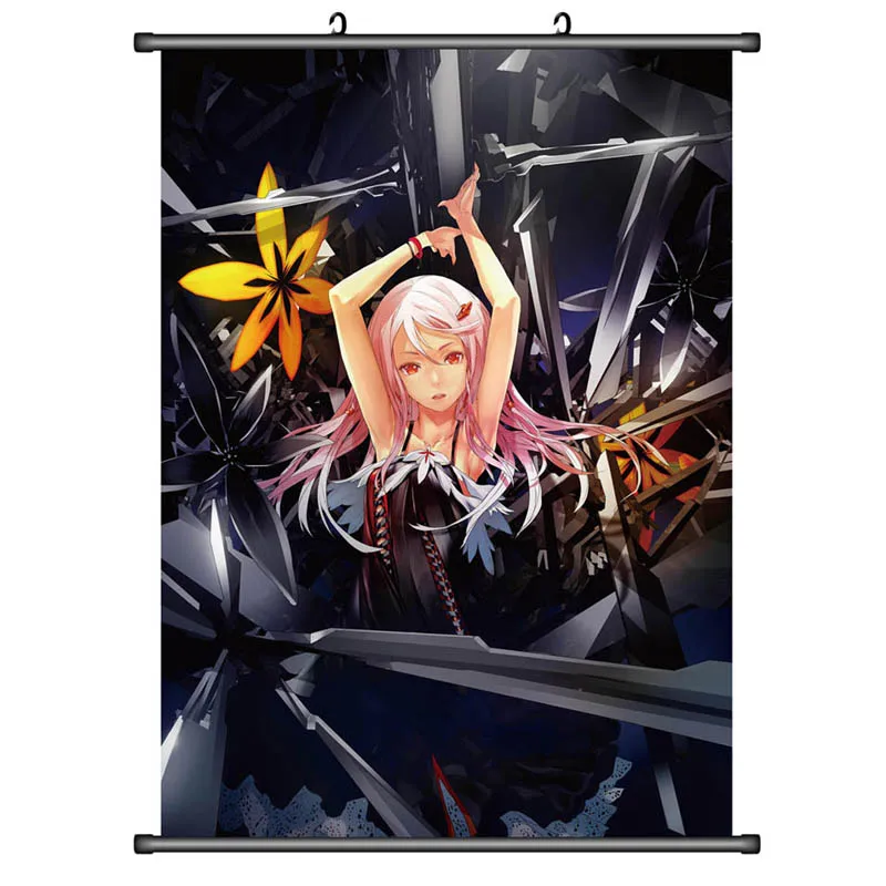 Японское аниме Guilty Crown сексуальная девушка YUZURIHA INORI домашний декор настенные