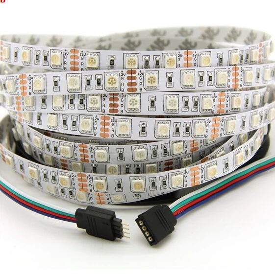 

DC12V 5M LED Strip 5050 RGB,RGBW,RGBWW 60LEDs/m Flexible Light 5050 LED Strip RGB White,Warm white,Red,Blue,Green