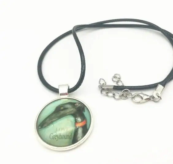 1 шт. тайм Грэм Грейхаунд собака подвеска с художественной фотографией щенок