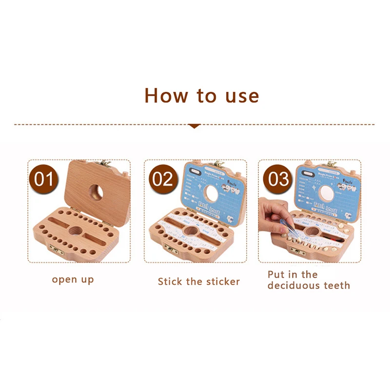 Новинка 2019 Детские коробки для зубов органайзер хранилище лучший подарок на