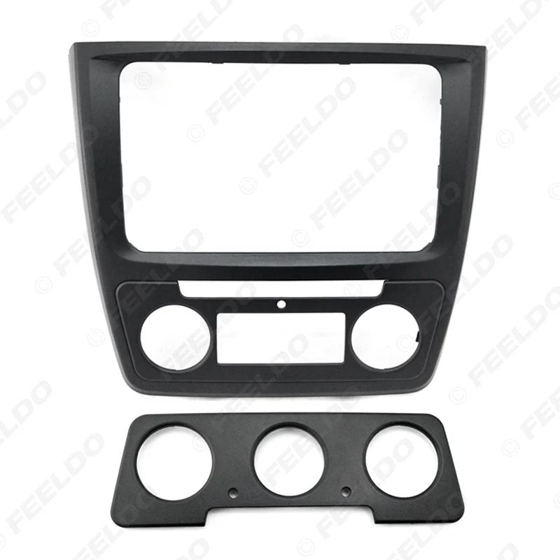 FEELDO Автомобильная монтажная рамка DVD панель Dash Kit Fascia Радио Аудио для Skoda Yeti