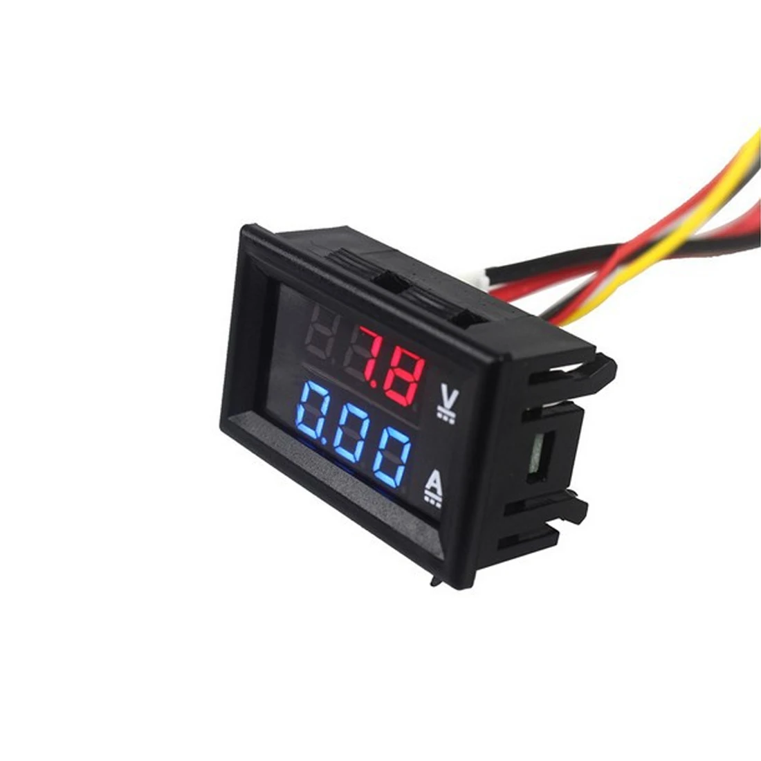 

Digital Voltmeter Ammeter 2in1 DC Volt Amp Meter 0-100V/50A Red Blue W/ Shunt Best Quality