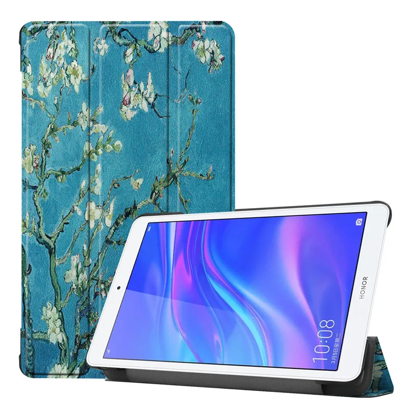 Складной чехол книжка для Huawei Honor Pad 5 8 0 дюйма из искусственной кожи с подставкой