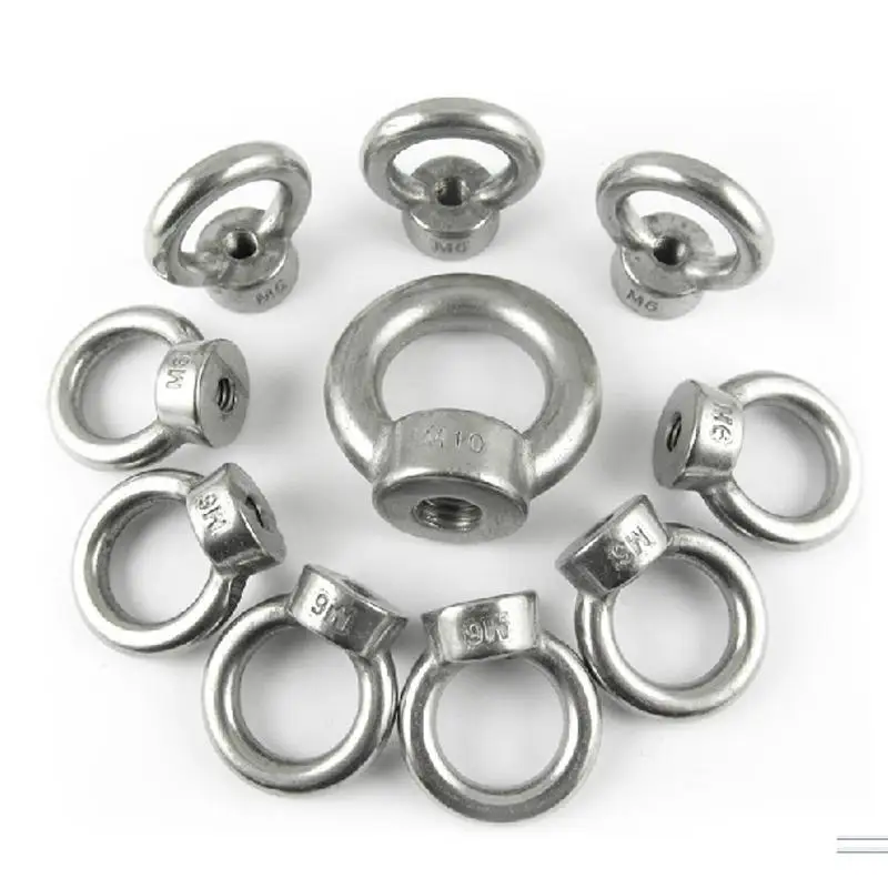 

Customized Authentic 304 Stainless Steel Lifting Ring Nut,SS 304 Eye Nut
