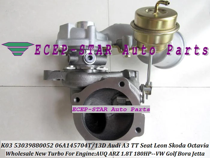 Фото K03 53039880052 06A145713F Turbo 53039700094 06A145713D Для Beetle Bora POLO Jetta AWV BKF AWP AUM AWU BNU APP ARY AJQ BBU 1.8T №4