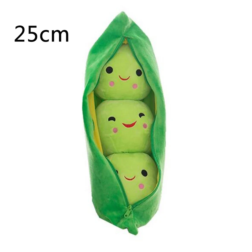 25 см милые стручки форма гороха чучела растительная кукла креативная Мягкая 3