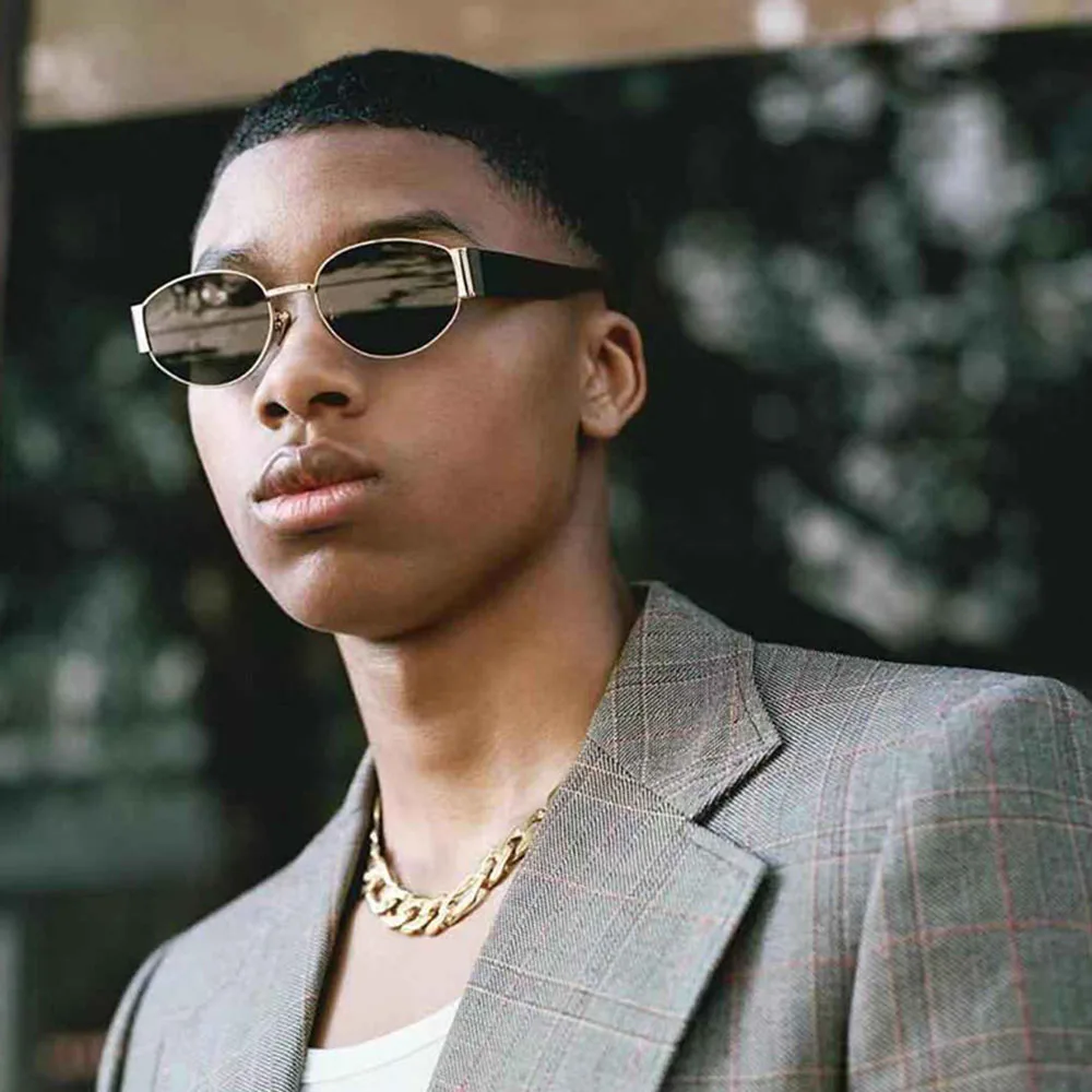 Солнцезащитные очки в стиле стимпанк для мужчин и женщин Модные Винтажные