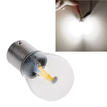 DC12V 1156 P21W BA15S Светодиодная лампа светильник L дневные ходовые огни