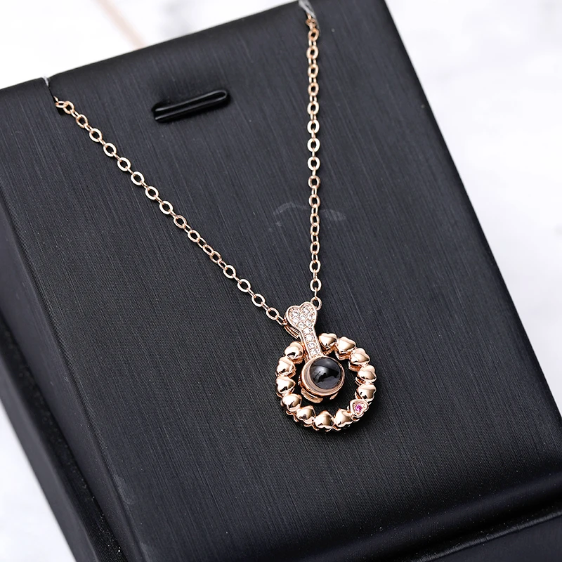 

Trendy Necklace Pendant Heart Love Women With Simple Selling Jewelry Accessories Gift