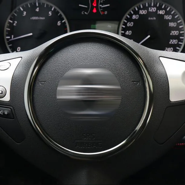 Брендовый чехол с логотипом на руль декоративное кольцо из нержавеющей стали