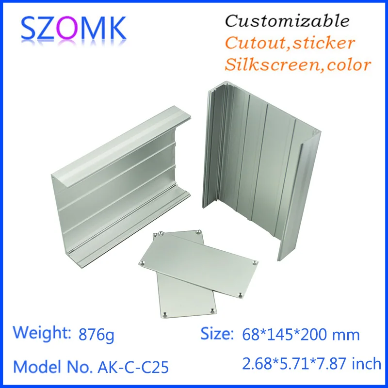 10 шт. алюминиевые распределительные коробки с порошковым покрытием 68*145*200 мм |