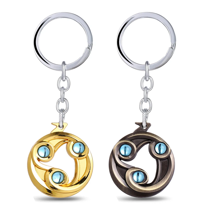 J Store Dota 2 Talisman of Evasion Логотип сплав 2 цвета брелки для ключей для фанатов игры серии брелоки Llaveros оптом и в розницу