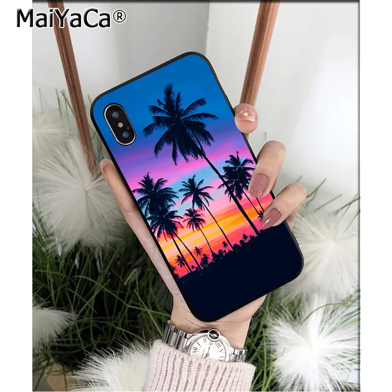 Силиконовый чехол MaiYaCa для iPhone 8 7 6 6S Plus 5 5S SE XR X XS MAX|Чехлы-накладки| |