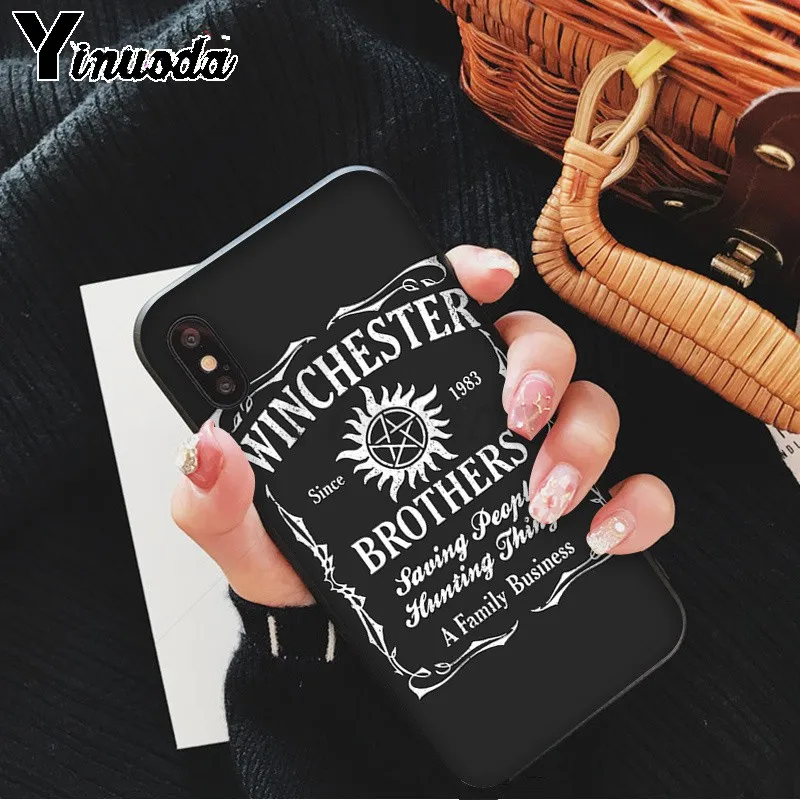 Yinuoda Сверхъестественное SPN Jensen Ackles шаблон мягкий чехол для телефона из ТПУ iPhone 8 7 6S