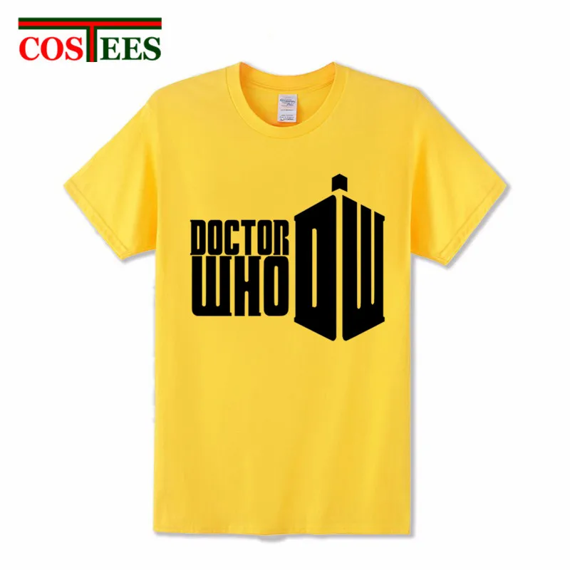 Новая модная мужская футболка &quotДоктор Кто&quot с принтом мужские топы на заказ