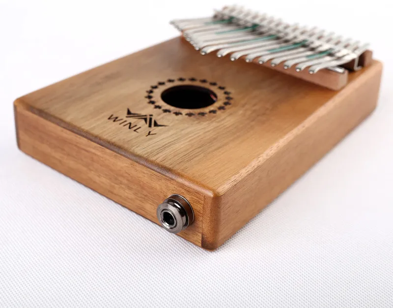 17 ключ палец калимба Mbira Sanza большой пианино карманный размер поддерживающая