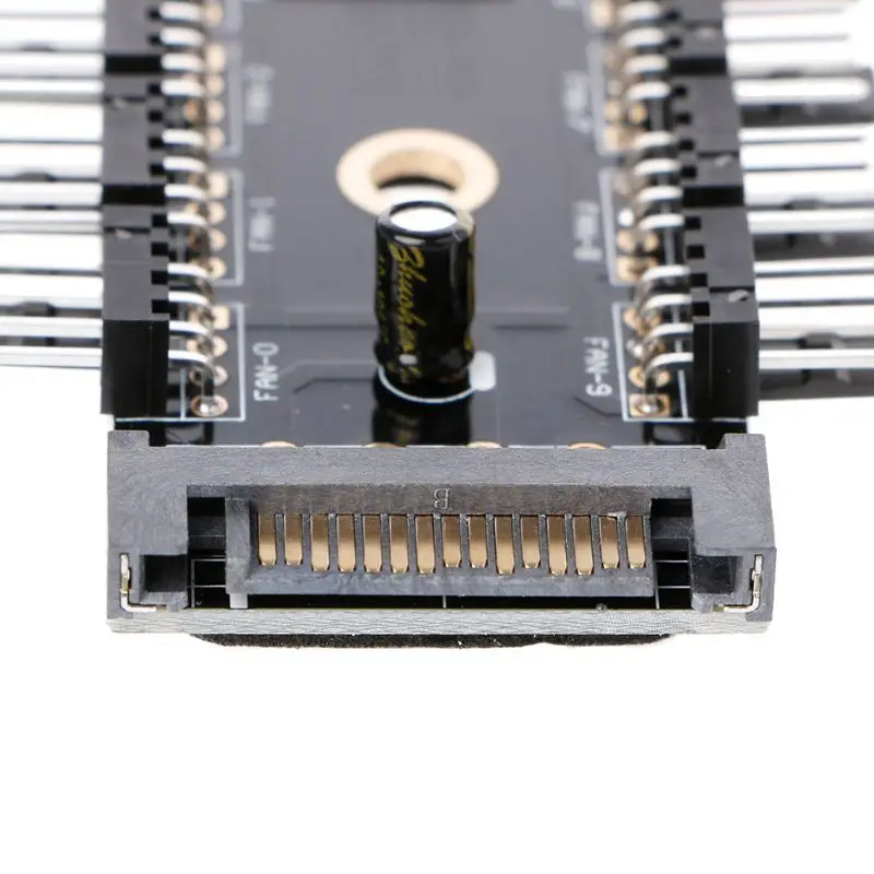 SATA 1 до 10 трехрежимный PWM охлаждающий вентилятор концентратор 4-контактный 12V