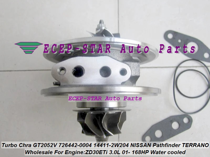 Турбокомпрессор GT2052V 726442 5004S для NISSAN Pathfinder Mistral TERRANO 01 ZD30ETi л л.с.|cartridge belt|cartridge
