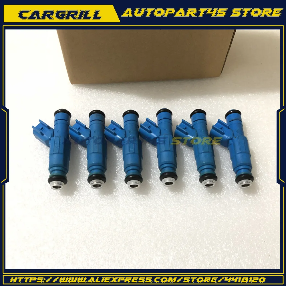 6 Pcs Fuel Injectors 0280155972 For Jeep Liberty Dodge Ram3.7L 1500 2003-2004 | Автомобили и мотоциклы