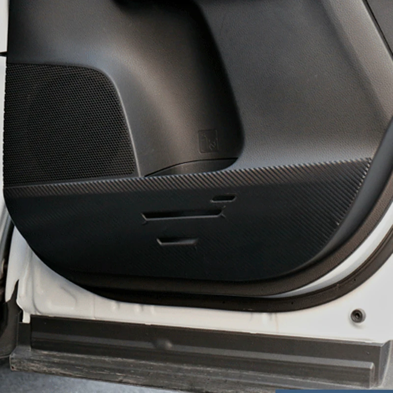 4 шт./компл. Авто Стайлинг 3D дверь анти Kick Pad Коврик наклейки для Toyota RAV4 Corolla 2014 2015 2016