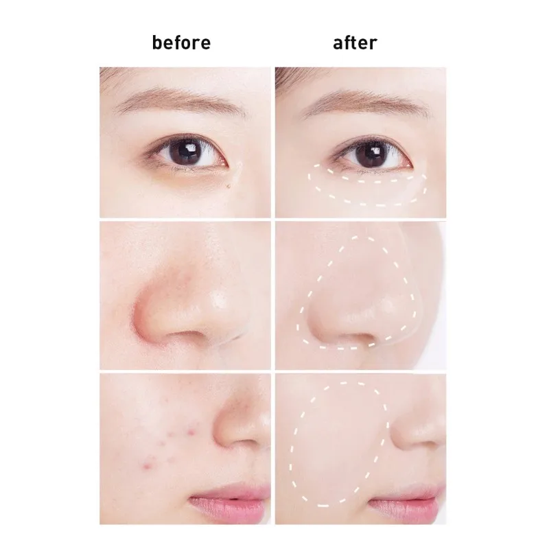 2 цвета консилер для лица пудра контур основа осветляет водонепроницаемый