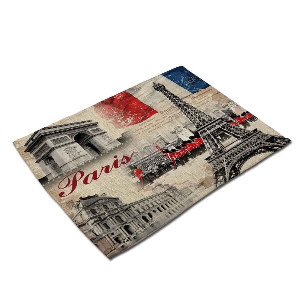 Сценические салфетки Mix 6 стилей с принтом Европейский ретро колокольчик