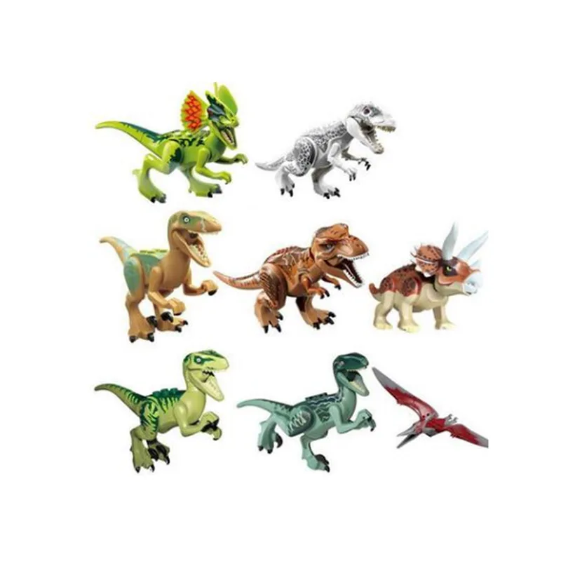 Юрский парк динозавров Pterosauria Triceratops Indomirus T-Rex World фигурки ниндзя игрушки