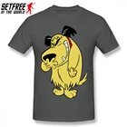 Смешная Мужская футболка с изображением собаки, Смеющийся мутттли, удобная хлопковая Футболка большого размера в стиле хип-хоп с коротким рукавом