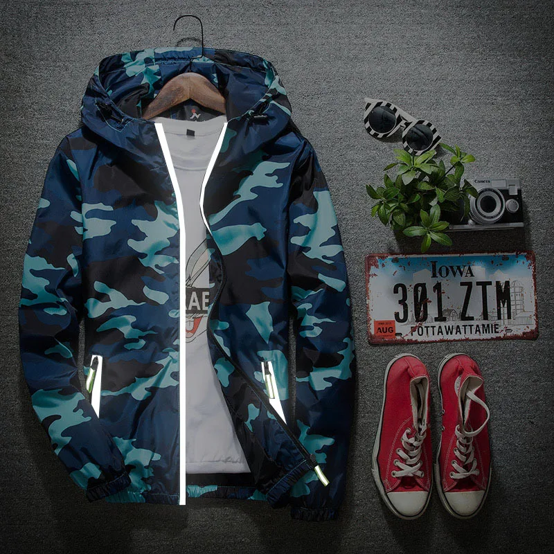 2019 весенне летняя модная мужская брендовая одежда светоотражающая куртка 3м