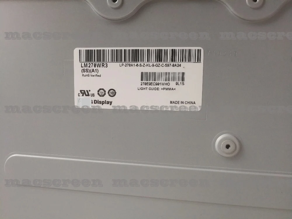 27 &quot4K Оригинальный Новый IPS светодиодный модуль ЖК экрана LM270WR3 SS A1 SSA1 для LG 27UK850
