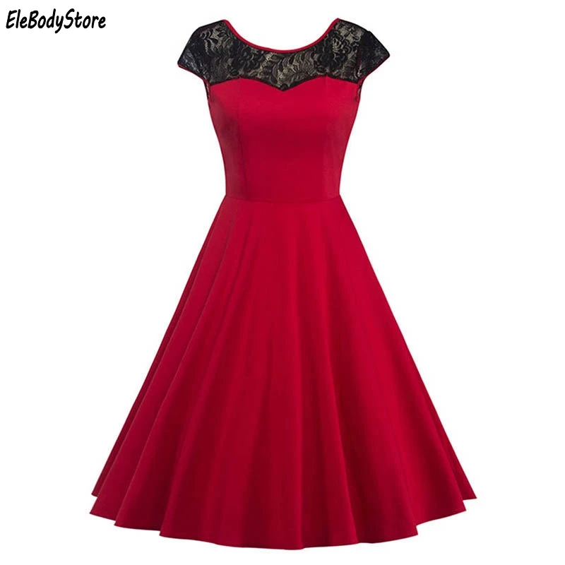 EleBodyStore новый летний Винтаж Платье 2018 для женщин vestidos платья повседневное кружево