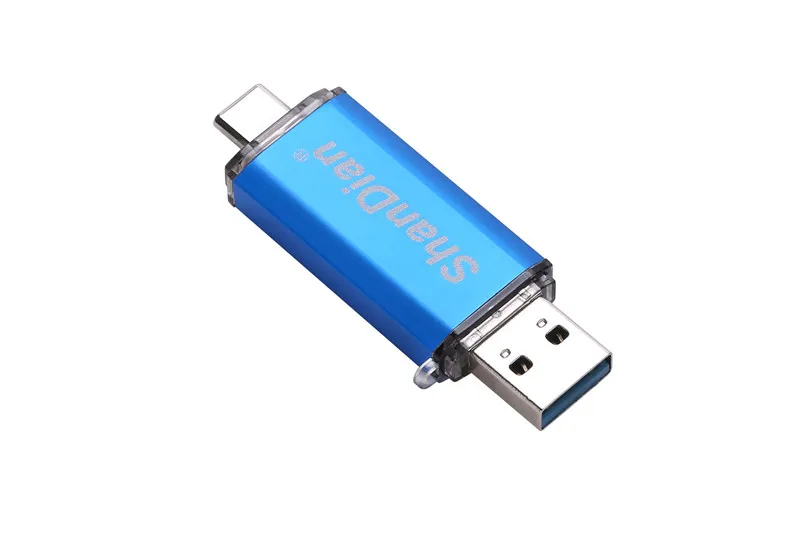 SHANDIAN USB 3,0 type-C 3,1 usb флеш-накопитель 3,0 Металлический пользовательский флеш-накопитель 64 ГБ 32 ГБ карта памяти 16 ГБ 8 ГБ флеш-накопитель память подарок