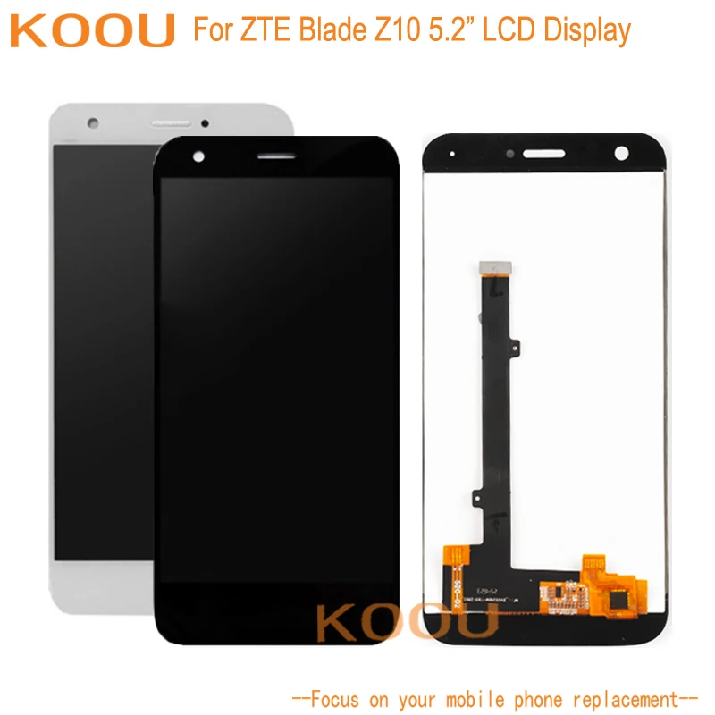 ЖК-дисплей для ZTE Blade Z10 кодирующий преобразователь сенсорного экрана в сборе