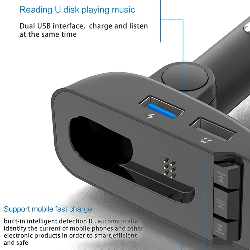 CDEN Автомобильный mp3 музыкальный плеер Bluetooth гарнитура Bluetooth автомобильный комплект fm-передатчик U диск/TF карта плеер автомобильное зарядное устройство мультимедийная игра