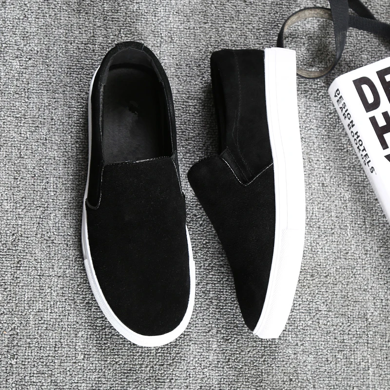 2020 New Spring Men Loafers Shoes Moccasins Suede Genuine Leather Slip On Flats Casual Big size Sneakers 38-48 | Обувь
