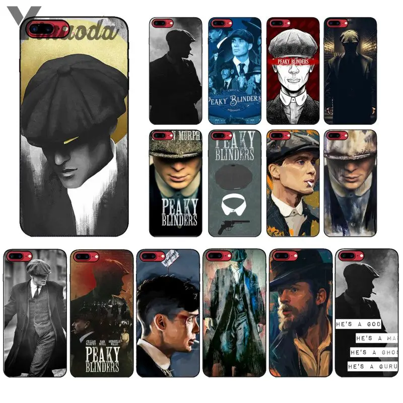 Yinuoda Peaky Blinders DIY красивые аксессуары для телефонов Чехол для iPhone 5 5Sx 6 7 7plus 8 8Plus X XS MAX XR