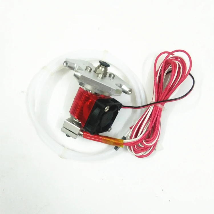 1 шт. алюминиевый эффекторный Боуден hotend экструдер комплект 1,75 мм с V6 Боуден j-head экструзии для Reprap Delta Kossel 3D принтер DIY