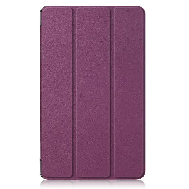 Purple Чехол из искусственной кожи на магните для samsung Galaxy Tab A 8,0 SM-T290 T295 T297 8," чехол для планшета+ пленка для экрана+ ручка - Цвет: Purple