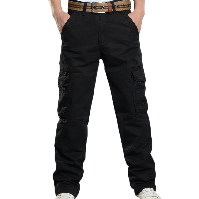 

Army Cargo Pants Men Casual Multi Pockets Pants Homme Male Streetwear Combat Military Tactical Cotton Trousers hip hop Clothes